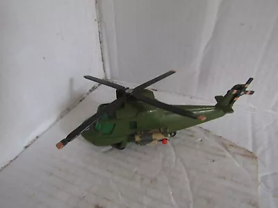 Vintage Army Toy Matchbox Battle Kings K-118 Helicopter C1978 No Missiles VGC • £10