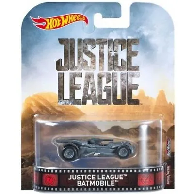 1:64 Justice League Batmobile Hot Wheels DWJ80 Real Riders Brand New Sealed • $39.95