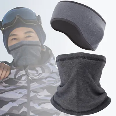 Winter Windproof Fleece Hats Ski Neck Warmer Gaiter Warm Headband For Men Women • $9.99