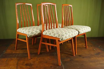 50s Vintage 4x Dining Room Chair Rockabilly Sprossenstuhl Kitchen Retro 50er • $196.80