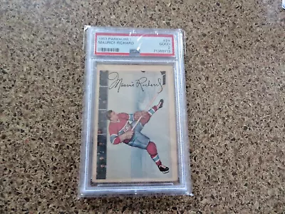 1953 Parkhurst #24 Maurice Richard Canadiens HALL-OF-FAME PSA 2 - GOOD • $999