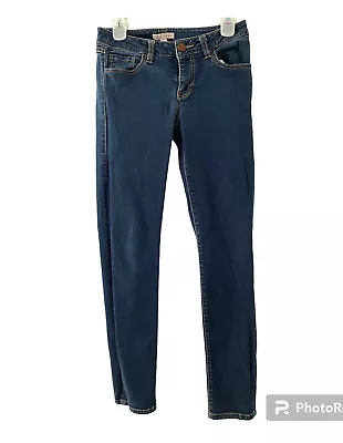 Cabi Jeans Womens 2 Blue Low Rise Bree Skinny #755  28  Medium To Dark Wash • $15.90