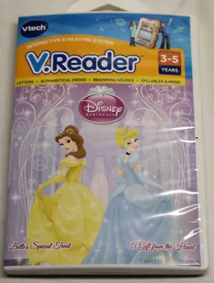 VTech V.Reader Disney Princess  Interactive E-Reading System Cartridge • $12.99