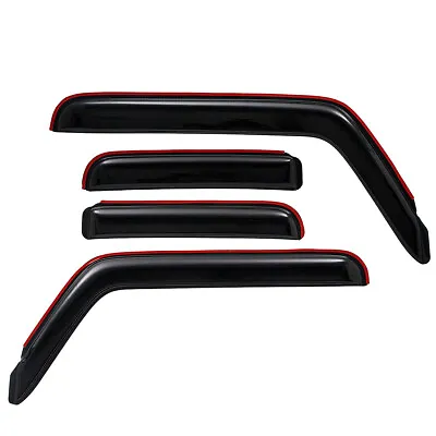 $39.99 • Buy In-Channel Vent Shade Window Visors Sun Rain Guards For 2020-2022 Jeep Gladiator
