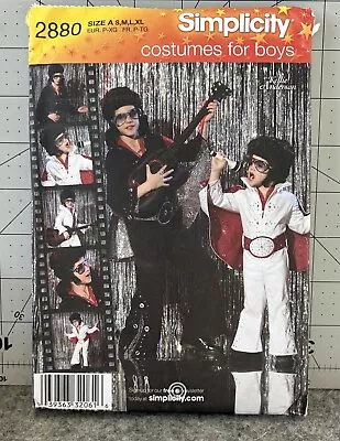  Simplicity Pattern 2880 -  Child Sized Costume  - ELVIS - Kellie Anderson  2008 • $29.95