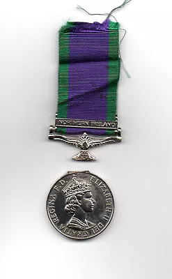 Campaign Service Medal With Northern Ireland Clasp. Full-size Replica. • £4.99