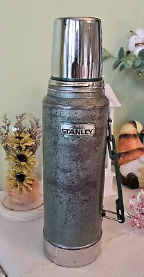Vintage Stanley Aladdin Green Vacuum Bottle Thermos A-944DH 1 Quart Made In USA • $30