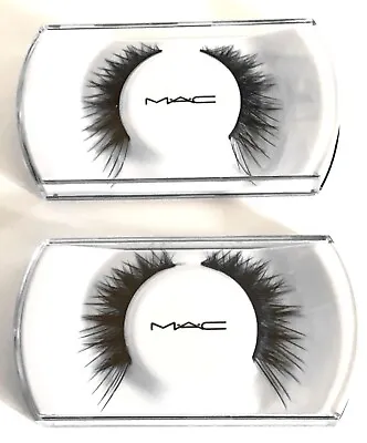 MAC EyeLash False #70 BLACK Eye Lash Lot X2 Pairs/set Lashes • $18.99