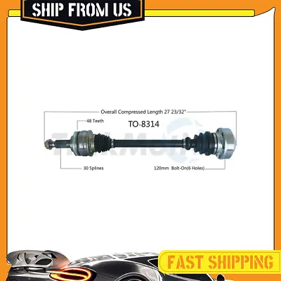 TrakMotive Rear Right CV Joint Axle For Toyota Supra 1993 1994 1995 1996 1997 • $172.23
