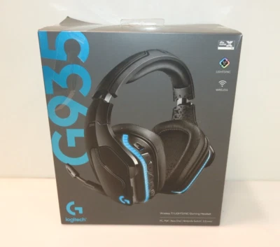 $183.99 • Buy Logitech G935 7.1 Lightsync Wireless RGB Surround Sound Gaming Headset - Black
