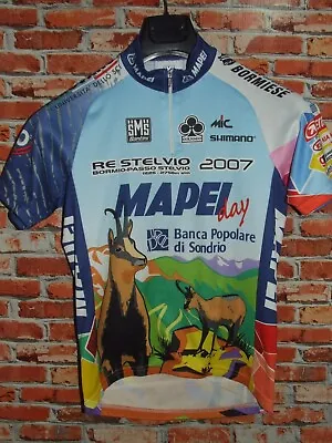 Mapei Day 2007 SANTINI Bike Cycling Jersey Shirt Maillot Cyclism Size S SMALL • $31.77