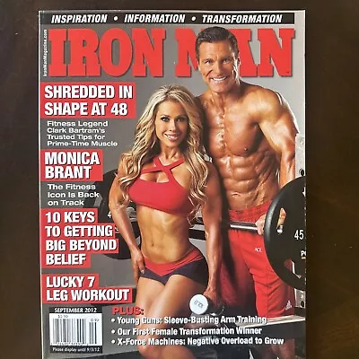 Iron Man September 2012 Fitness Icon Monica Brant Back On Track • $10