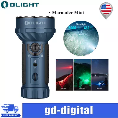 Olight Marauder Mini Rechargeable Flashlights Powerful Tactical Light Max 7000LM • $199.99