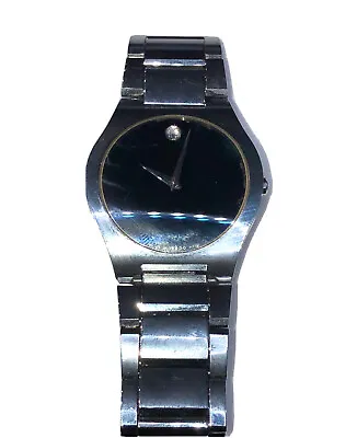 MOVADO Men’s Fiero Tungsten Carbide 89-C6-1850 37mm Swiss Made Wristwatch ! • $899.99
