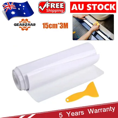 Car Paint Protection Film Clear PVC Anti Scratch Wrap Guard Roll Transparent 3M • $10.79