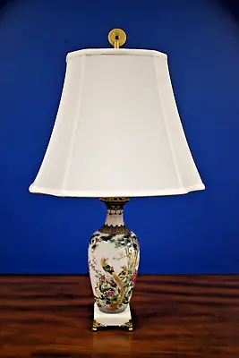 *25  Chinese Porcelain Vase Lamp Pheasant Jingdezhen • $124.50