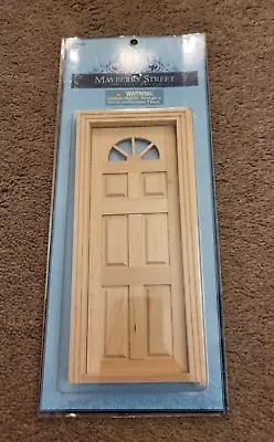 Mayberry Street Miniatures Wood Door 125823 DollHouse 7 7/8  • $7.95