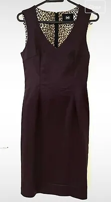 D&G Dolce & Gabbana Deep Purple Pencil Dress Size 44 • £82