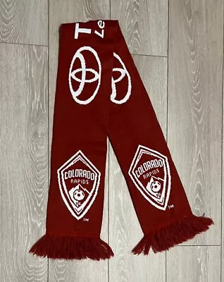 Colorado Rapids MLS Soccer Scarf 58 In. Burgundy Maroon • $12