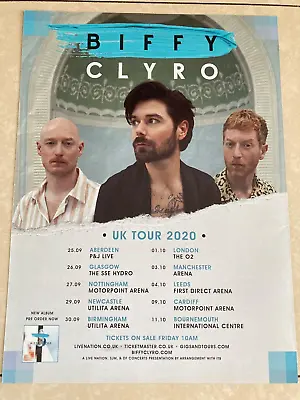 £3.49 • Buy Biffy Clyro 2020 UK Tour Poster - Kerrang!