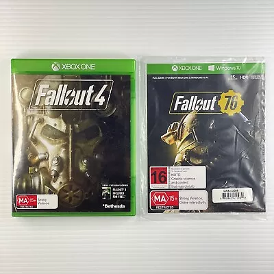 Fallout 4 (Disc) + Fallout 76 (Download Code) - Xbox One • $14.90