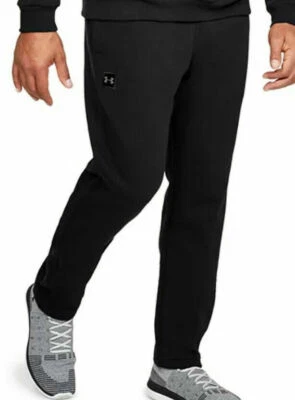 $17.13 • Buy Under Armour Men's Rival Athletic Cotton Sweat Pants Loose Fit Black Choose Size