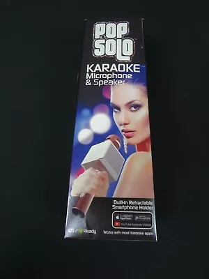 Silver Tzumi Pop Solo Bling Karaoke Microphone Gem Edition • $16.99