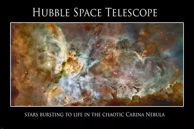 HUBBLE SPACE TELESCOPE POSTER Showing STARS OF CARINA NEBULA Rare 20x30   • $9.99