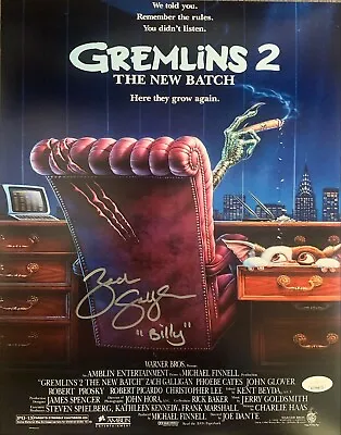 Zach Galligan Autographed Signed Inscribed 11x14 Photo Gremlins JSA Witness • $71.99