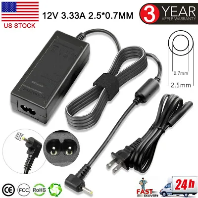 12V 3.33A Adapter Charger For Samsung Chromebook ATIV Smart PC XE500T1C XE700T1C • $9.95