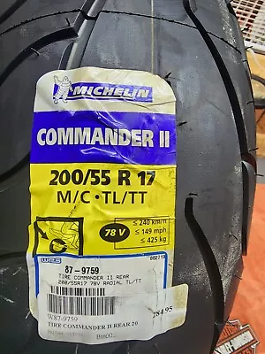 Brand New Rear Michelin Commander Ii 200/55r17 78v Tl/tt • $283.99