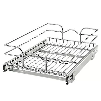 Rev-A-Shelf Kitchen Cabinet Pull Out Shelf And Drawer Organizer Slide Out Basket • $50.99