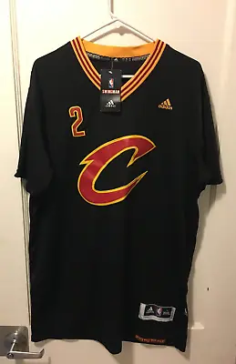 New Kyrie Irving Black Adidas Swingman Cleveland Cavaliers NBA Finals Jersey 3XL • $125