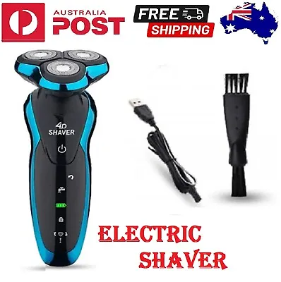 NEW 4D 3 Head Cordless Electric Shaver Beard Trimmer Men's USB Charging Tool Kit • $32.99