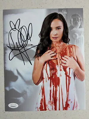 DANIELLE HARRIS Signed 8x10 Photo Halloween Autograph Scream Queen BAS JSA COA E • $69