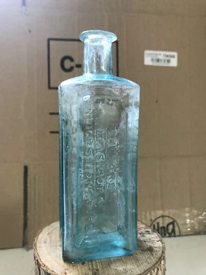 £15.20 • Buy Victorian Glass Medicine Bottle R D Evans Surgeon Festiniog Wales