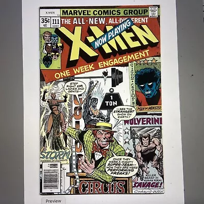 Uncanny X-Men #111 FN/VF 7.0 Wolverine Phoenix Magneto Mesmero Banshee • $56