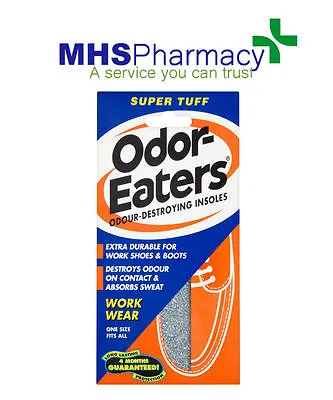 Odor - Eaters Super Tuff Deodorising Insoles Everyday Wear  Washable • £5.99