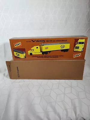 NIB MINT First Gear Kent Feeds Mack Vision Semi Tractor W/Bulk Feed Trailer #94 • $74.99