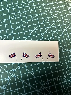 Tamiya 1/14 Rc Trucks Accessories Union Jack Cab Decals • £0.99