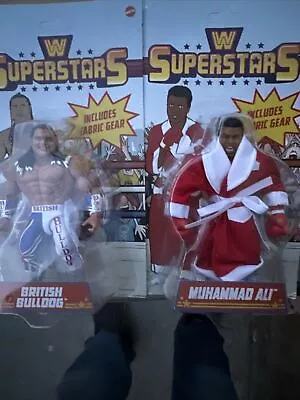 WWE Superstars Series 9 Muhammad Ali And British Bulldog NIB • $63.01