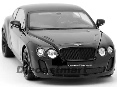 $41.99 • Buy Welly 1:18 18038 2013 Bentley Continental Supersports Coupe Black New Diecast 