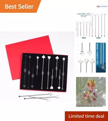 Stainless Steel Cocktail Picks For Bloody Mary Martini Olives - Gift Box • $27.53