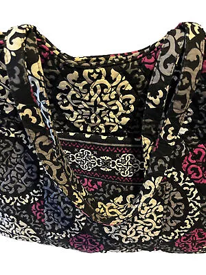 Vera Bradley Tote Canterbury Magenta Large Shoulder Bag With Pockets • $9.99