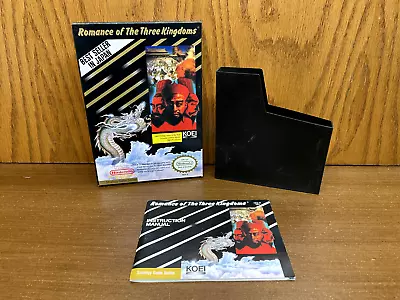 Romance Of The Three Kingdoms - NES Nintendo - Box & Manual ONLY - *NO GAME* • $49.95