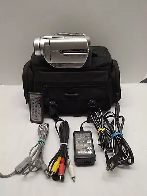 Sony Handycam Mini DVD-RW Camera Camcorder Transfer Playback Bundle DCR-DVD505E  • $69.99