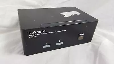 NO PSU! Startech Sv231dpddua 2 Port Dual DisplayPort USB KVM Switch • £24.99