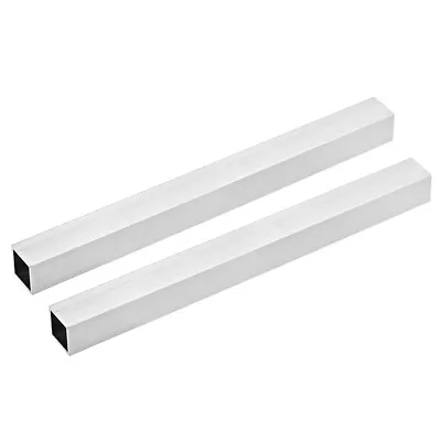 2pcs Aluminum Square Tube Wall Thickness 300mm Length Tubing 25mmx25mmx2mm • $16.73