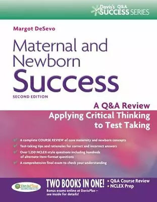 Maternal And Newborn Success: A Q&A Review Applying Critical Thinking To Test • $10.02