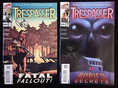 $65 • Buy TRESPASSER 1 & 2 - 2017 Alterna Comics - Signed By Creator Justin M Ryan VF/NM!